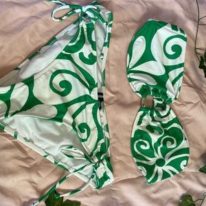 Strapless bikini set!
